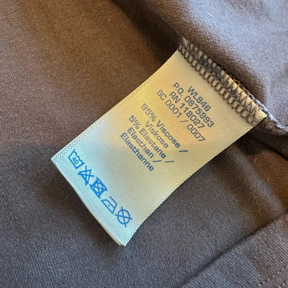 Boden Gathered Band Jersey Stretch Dress Grey Fun Print V-Neck Size 10R Women's - Picture 11 of 11